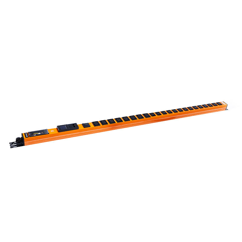 PDU de protection contre les surtensions, 22 prises, IEC C13, IEC C19, 1,5 U, installation verticale, échangeable à chaud, RS485, avec compteur, PDU en rack équipé