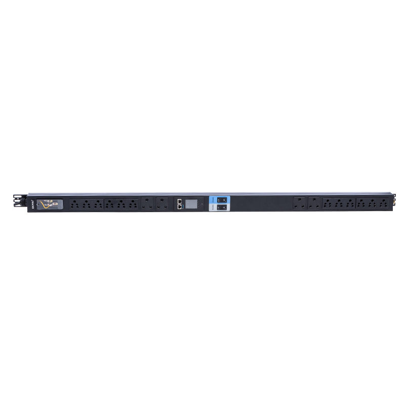 Disjoncteur magnétique liquide Vertical TCP/IP, 16 prises d'afrique du sud, 1,5u, PDU de rack intelligent